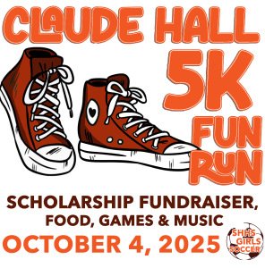 Claude Hall 5K and ColorRun Fundraiser Logo