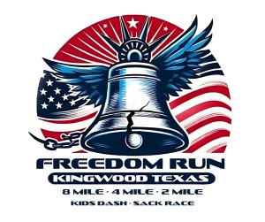 Kingwood Texas 4th of July FREEDOM RUN!! Logo