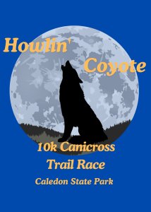 Howlin' Coyote Canicross Trail Race Logo