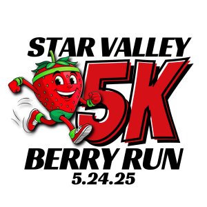 Star Valley 5K Berry Run/Walk Logo
