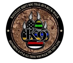 The Baystate Dirty Dog Trail Run-Ruck-Walk 5k Logo