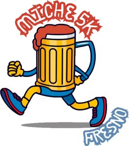 TACOS & MICHE 5K RUN (FRESNO) Logo