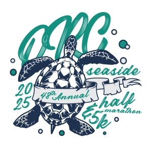 Ocean Running Club's Seaside Half Marathon and 5K Logo