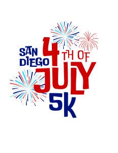 San Diego 4th of July 5k Logo