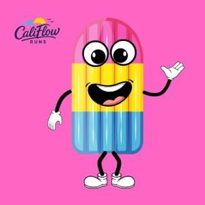 Popsicle Dash - Free Community Event - 5K by Califlow Runs Logo