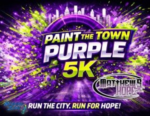 Paint the Town Purple 5K Logo