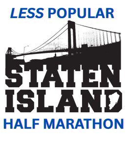 The LESS Popular Staten Island Half Marathon! Logo