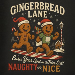 Gingerbread Lane 5K & 10K - Oklahoma City Logo
