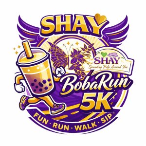 SHAY Boba Run 5K Logo