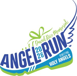 Holy Angels 2026 David Rice Memorial Angel Run & Walk 5K & 10K Logo