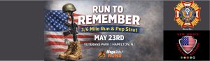 RUN TO REMEMBER 3/6 MILER & PUP STRUT Logo