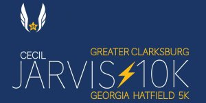 Cecil Jarvis Greater Clarksburg 10K Logo