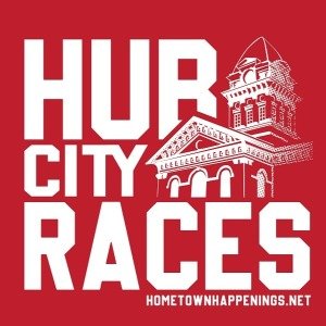 Hub City Races:  Half, 10K & 5K Logo
