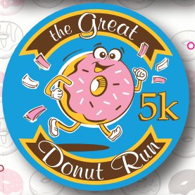 Great Donut Run / Walk 5k Logo