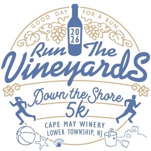 Run the Vineyards - Down the Shore 5K Logo