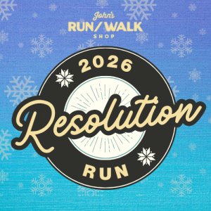 John's Run/Walk Shop "Don't Break It" Resolution Run Logo