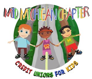 Credit Unions for Kids 5K Fun Run/Walk Powered by the Mid-Michigan Chapter of Credit Unions Logo
