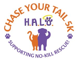 HALO’s Chase Your Tail 5K Run/Walk Logo