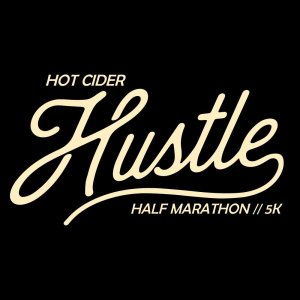 Hot Cider Hustle - Green Bay Half Marathon & 5K Logo