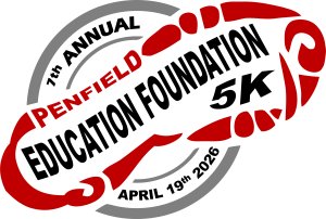 Penfield Education Foundation (PEF) 5K,  9am,  4/19/26 Logo