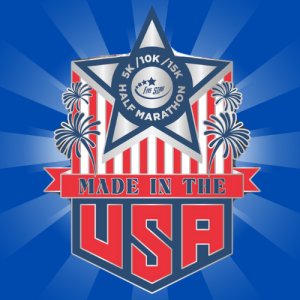 Made in the USA 5K/10K/15K/Half Logo