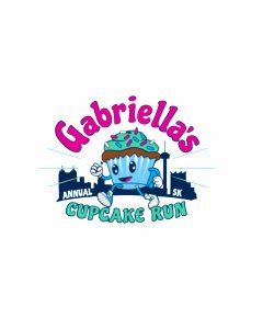 Gabriella's 5K Cupcake Run Logo