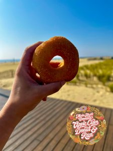 Main Street Donuts Belmar Donut Run Logo