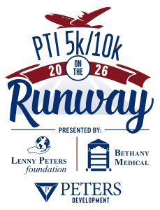 PTI 5k/10k Run on the Runway Logo