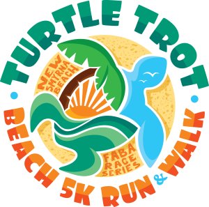 Turtle Trot: NSB Beach 5k Run/Walk Logo