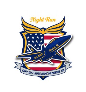 Top Gun Night Run 6k Logo
