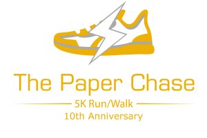 The 11th Annual Paper Chase 5K Logo