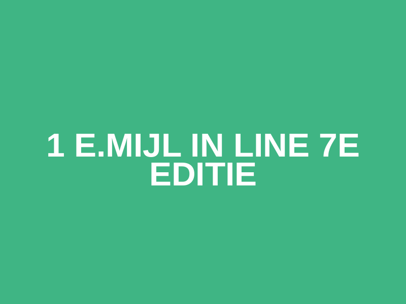 1 E.Mijl in line 7e editie Logo