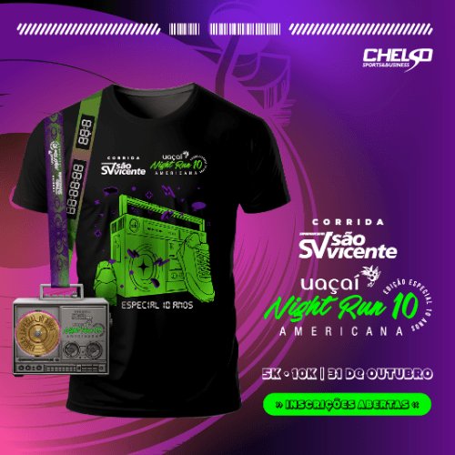 10° CORRIDA SÃO VICENTE UAÇAI NIGHT RUN 2026