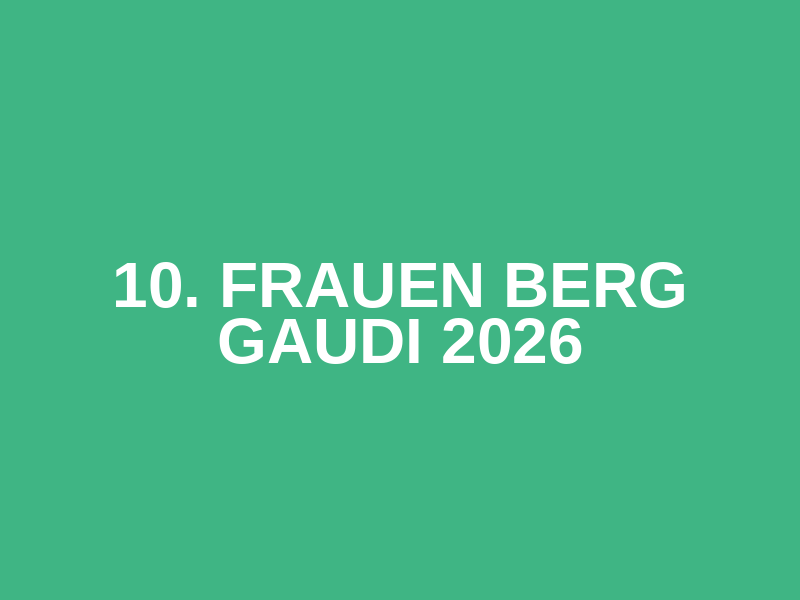 10. Frauen Berg Gaudi 2026