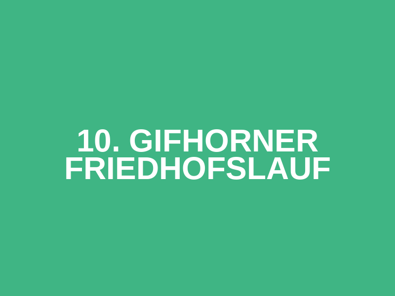 10. Gifhorner Friedhofslauf Logo