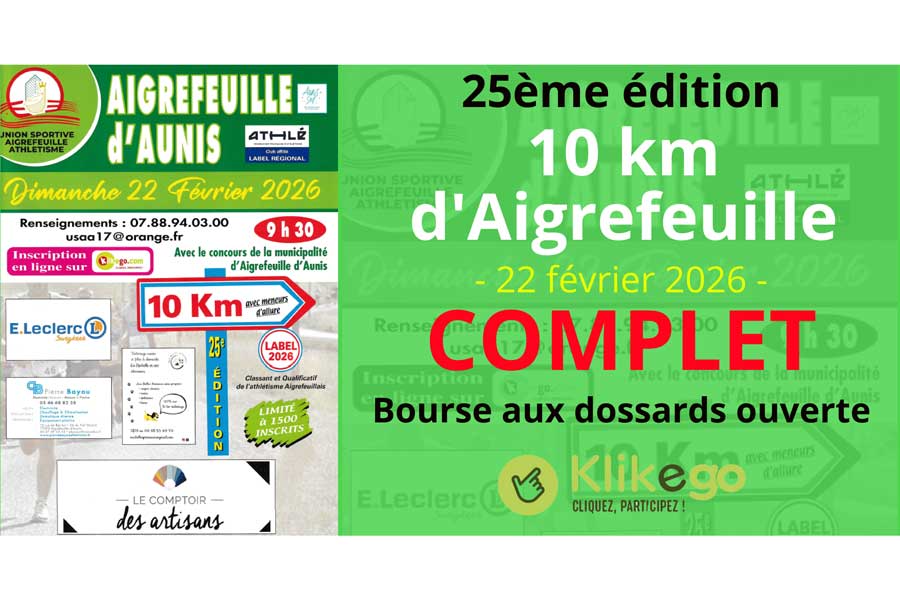 10 km de l'Athlètisme Aigrefeuillais