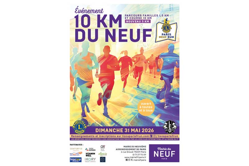 10 km du Neuf - Lions Paris 9 Run
