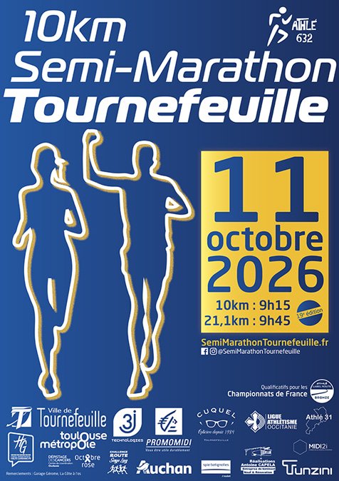 10 KM ET SEMI-MARATHON DE TOURNEFEUILLE