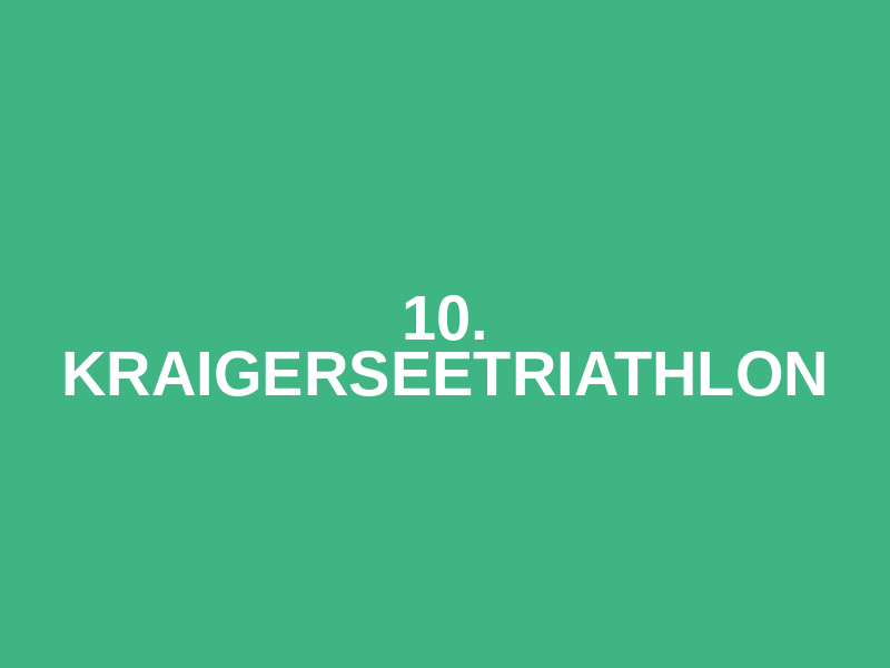 10. Kraigerseetriathlon Logo