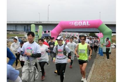 10th Riverside Marathon Yamato River (第10回リバーサイドマラソン大和川) Logo
