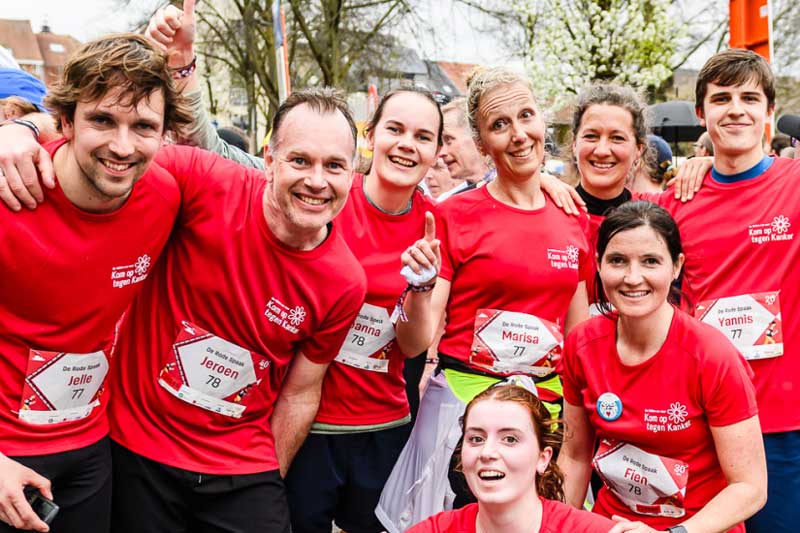 100 km run Kom op Tegen Kanker