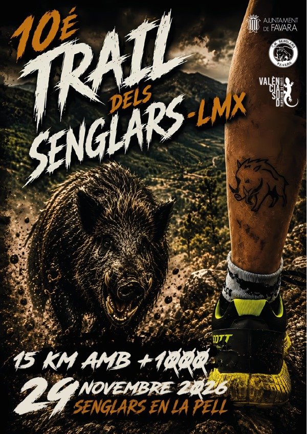 10e Trail Senglars, La Mola Extrem, Favara, LMVS. 26/27 Logo