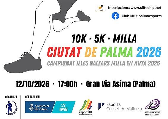 10K-5K-Milla Ciutat de Palma - Ct Baleares Milla 2026 Logo