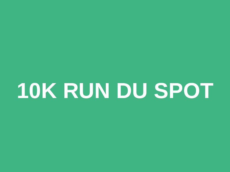 10K Run du Spot Logo