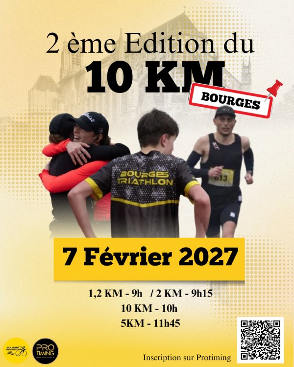 10km de Bourges Logo
