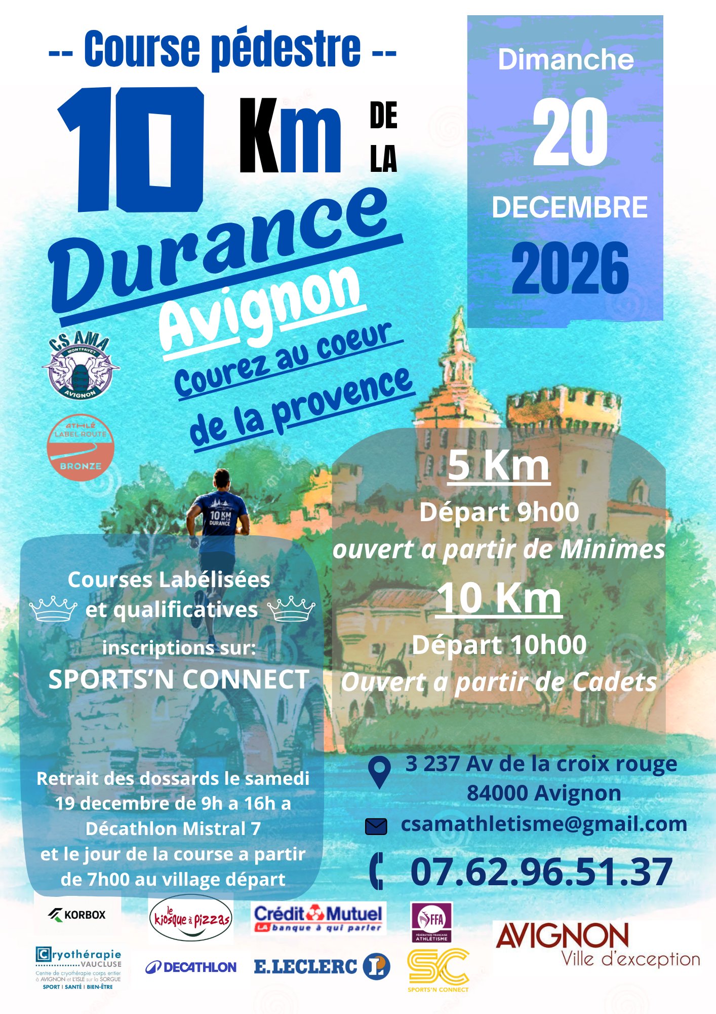 10KM DE LA DURANCE Logo