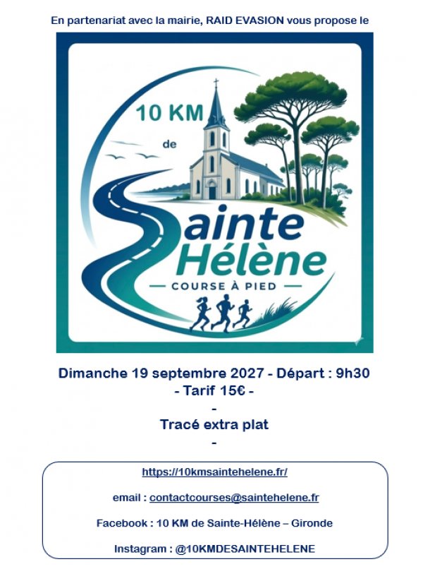 10km de Sainte Hélène Logo
