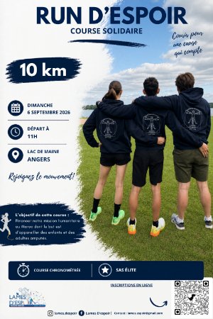 10km Run d'espoir Logo