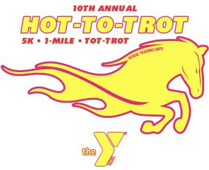 10th Annual Hot-to-Trot 5K & Family Fun Run Logo