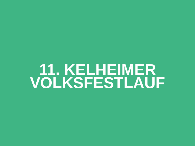11. Kelheimer Volksfestlauf Logo